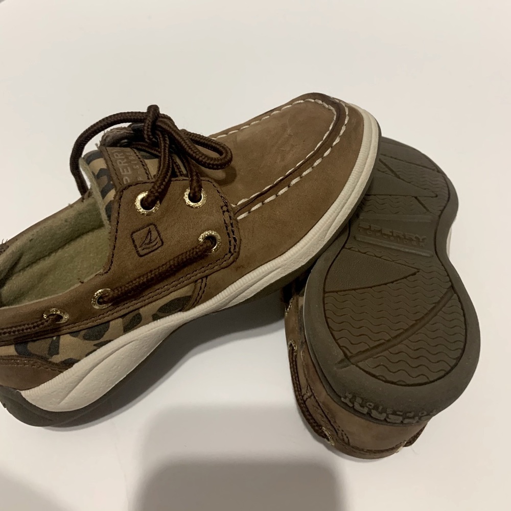 Leopard Accented Sperrys